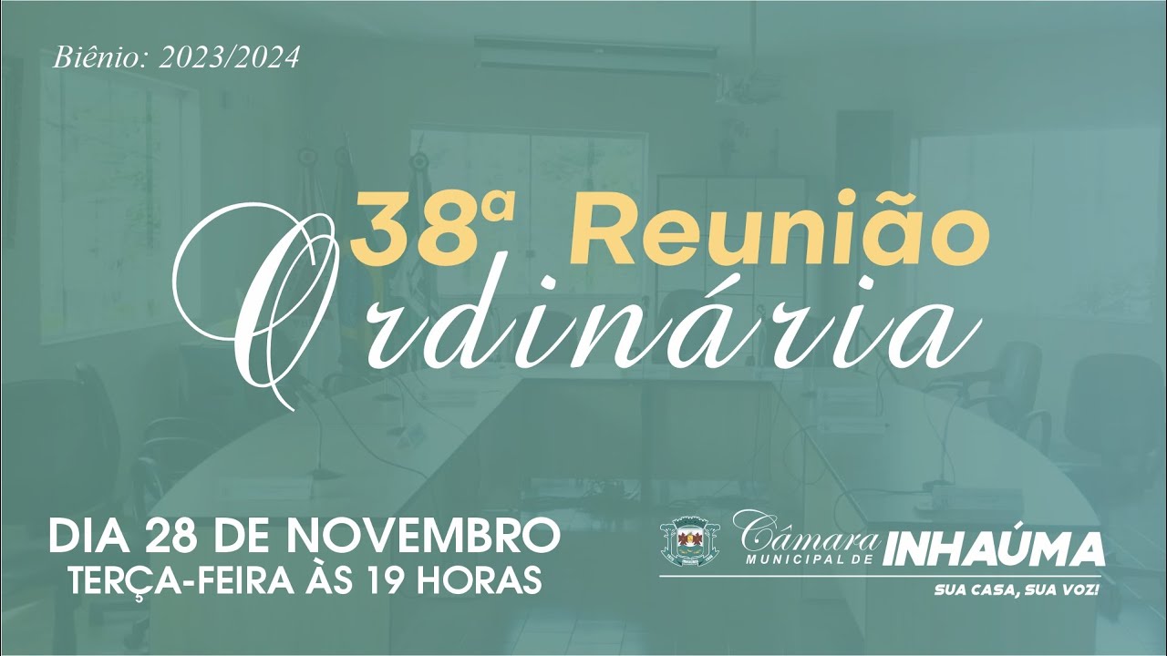 38ª Reunião Ordinária 28/11/2023