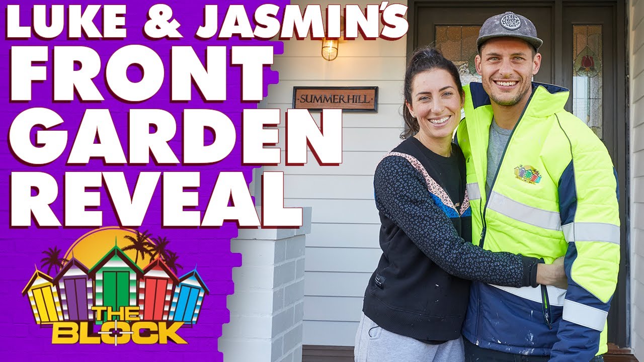 Luke and Jasmin's Front Garden and Facade revealed | The Block 2020