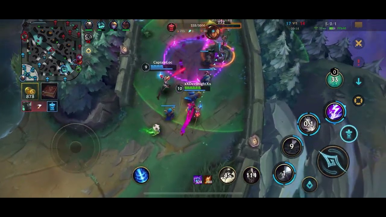 11/4/12 Viktor midlane vs Corki / Ranked Game / League of Legends Wildrift 