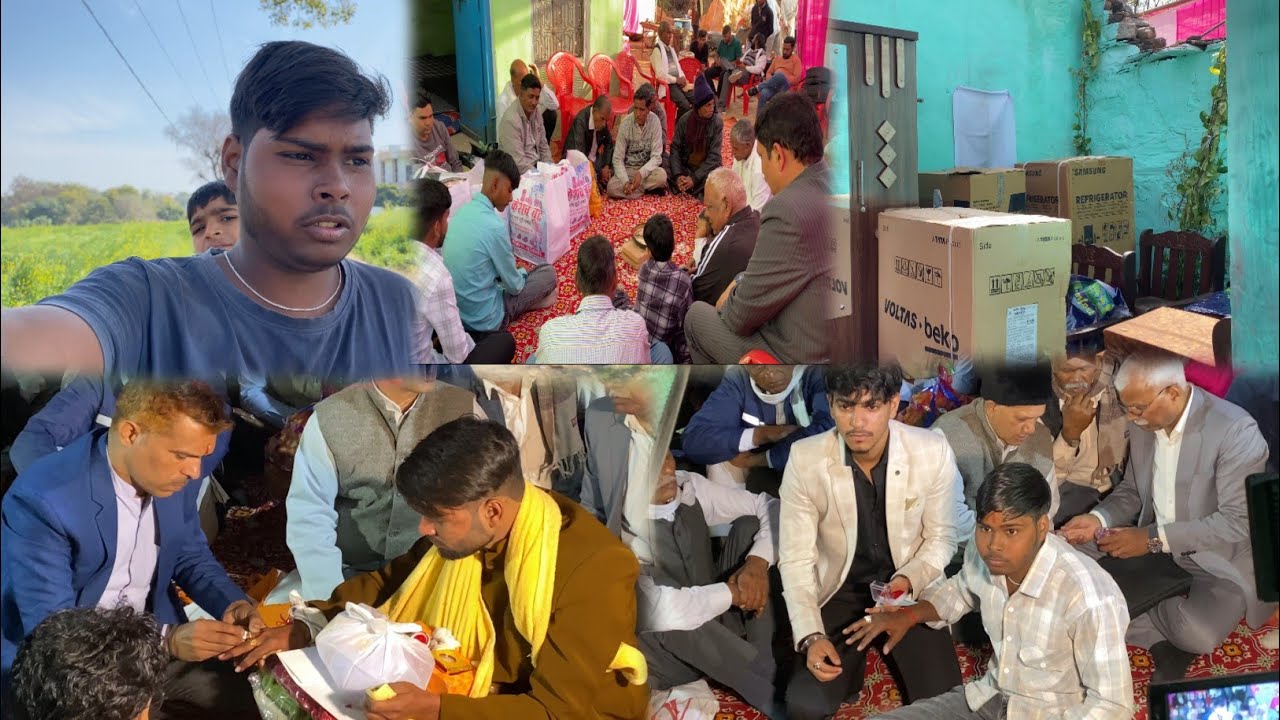 भाई (sarpanch)का आया लगन || बिहाली वालो ने लगन में मौज कर दी #viral #vlog #blog 