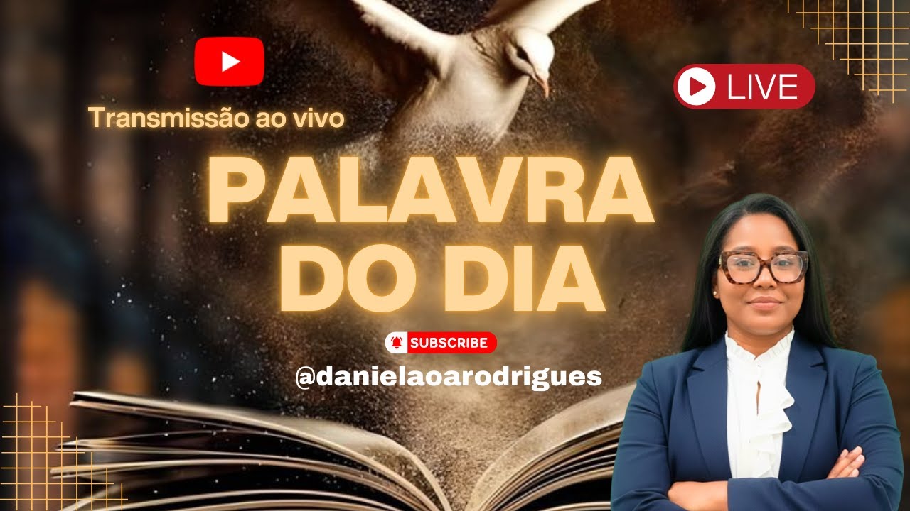 🔴 |PALAVRA DO DIA - Com Daniela Rodrigues!|QUANDO A FÉ PERDE O SABOR ! 🔴