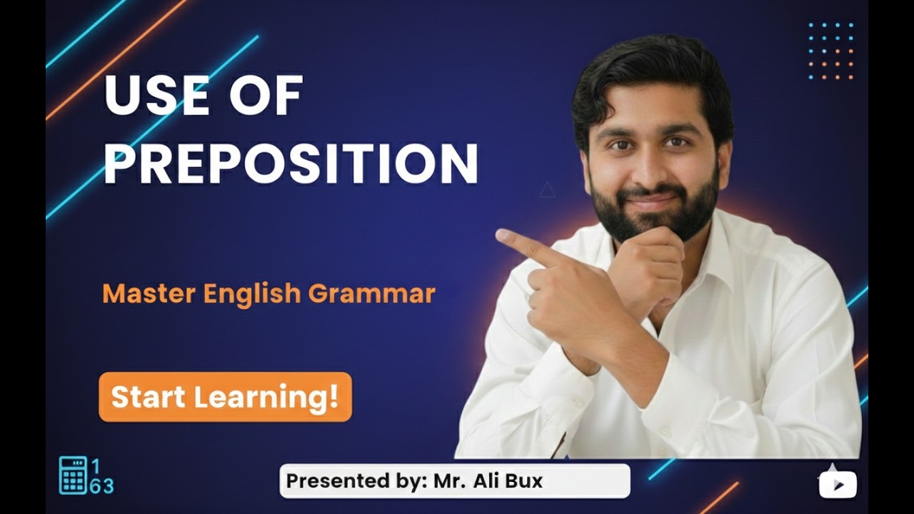 Use of Preposition || Sukkur IBA University's Entrance/Job Tests || How to get full Marks? #IBA#SIBA