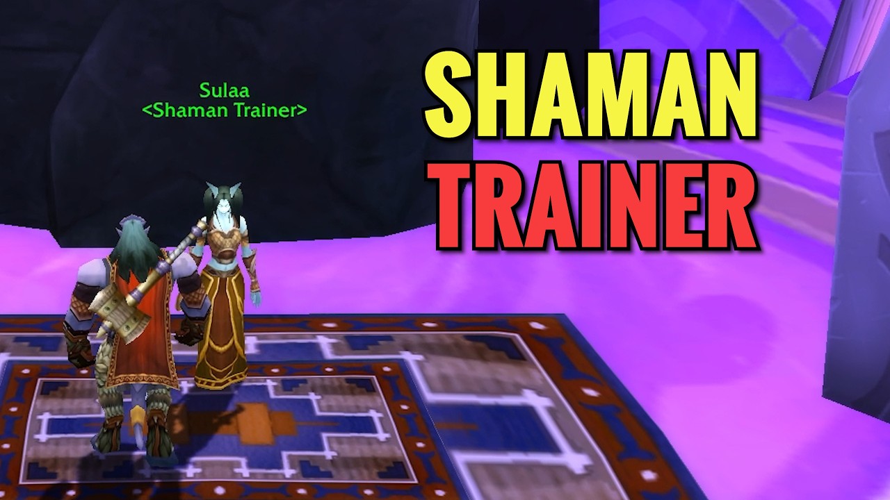 Exodar Shaman Trainer (WoW TBC)
