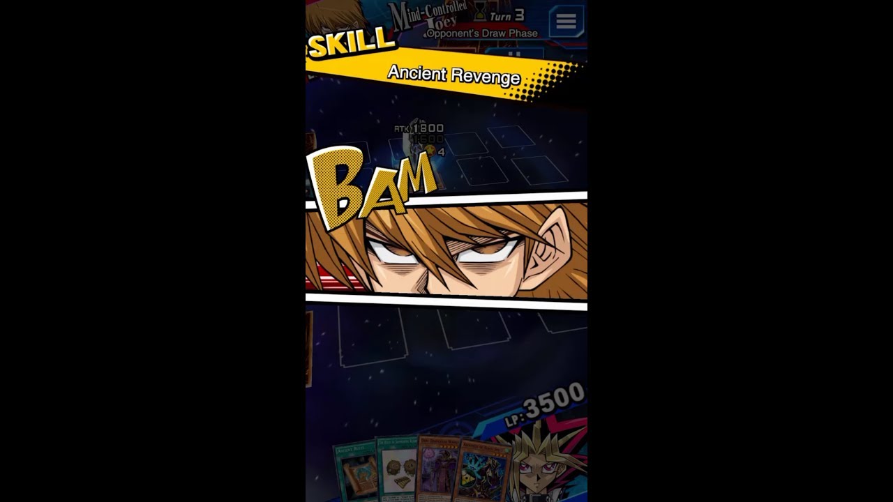 Yugioh Duel Links - Mind-Controlled Joey Vs Yami Yugi : Time Wizard will only hear Joey!
