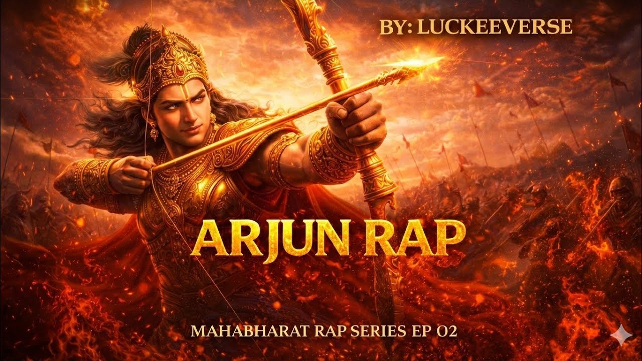 ARJUN RAP 🏹🔥 | Mahabharat Rap Series EP 02 | Gandiv Power | Luckee