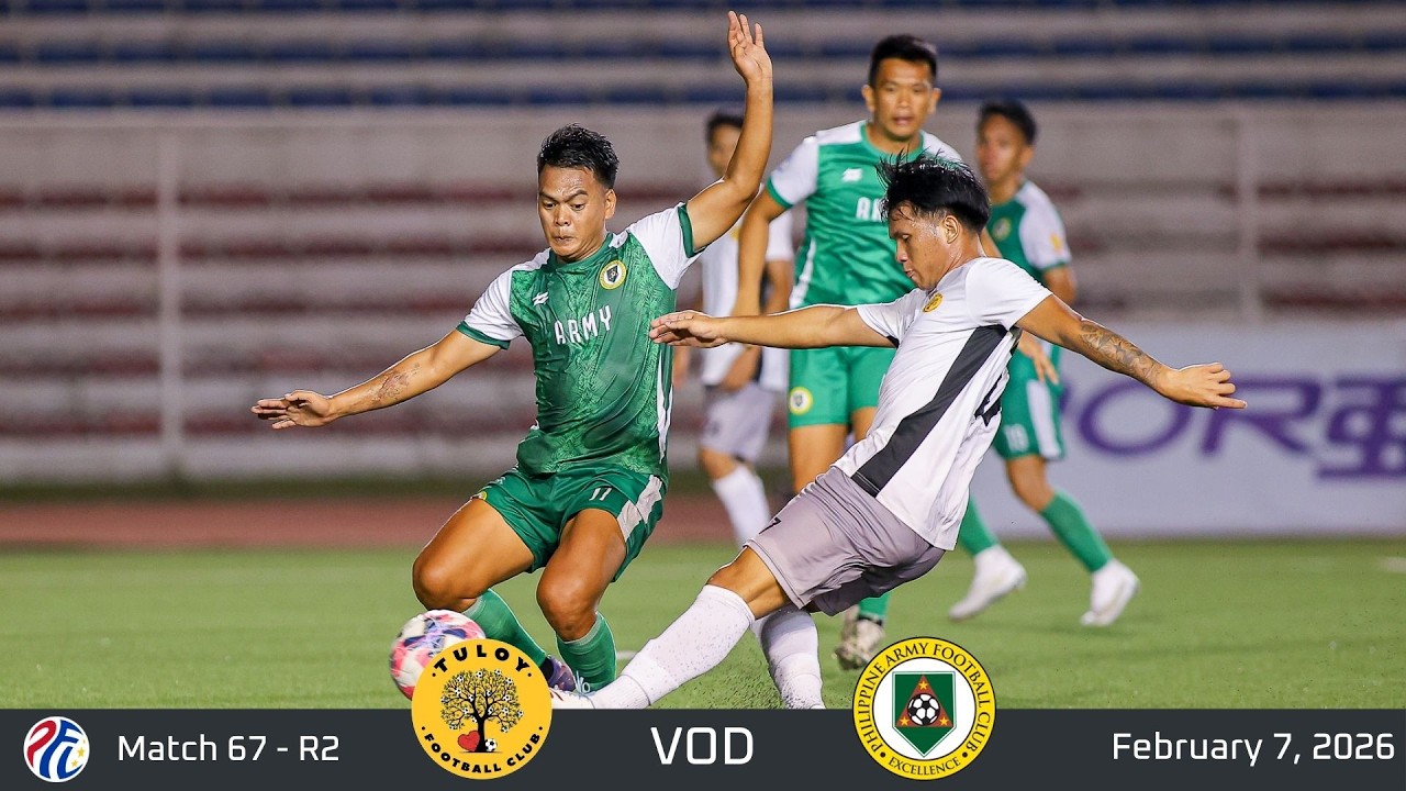 M67 VOD -- TULOY FC VS PHILIPPINE ARMY FC || PFL 2025-2026
