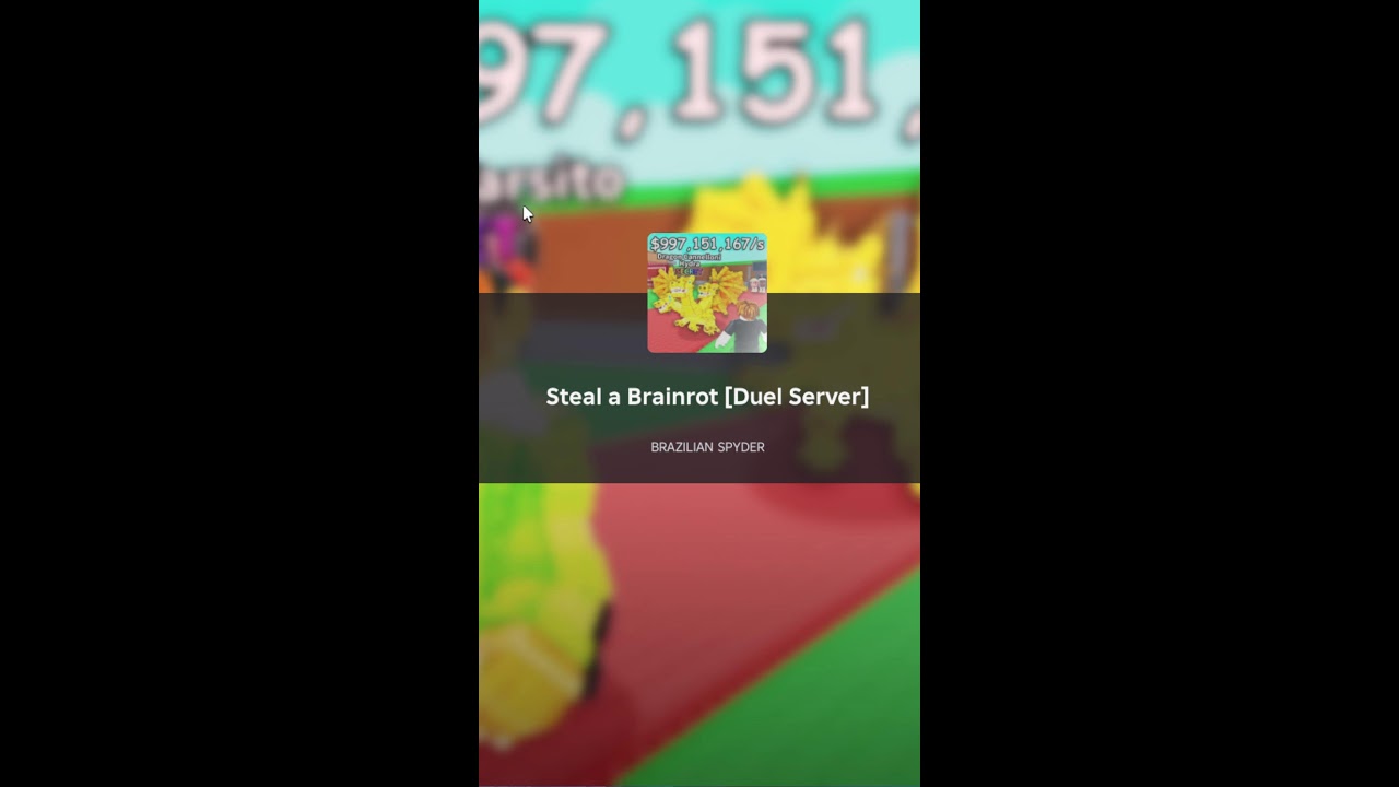 Tsunamis en Steal a Brainrot? 🤯 #roblox #findthebrainrot #shorts