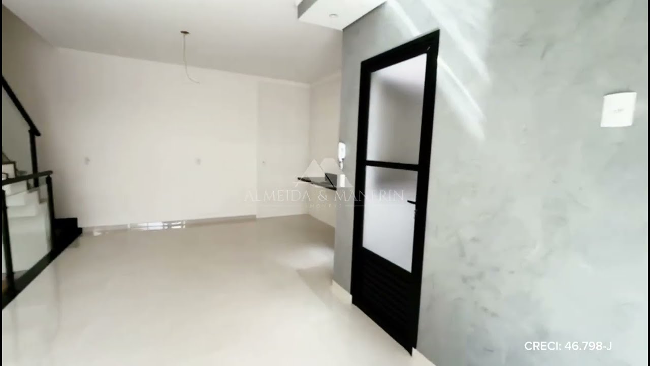 Sobrado Novo | 2 Suítes | 3 Vagas | Alto padrão de acabamento