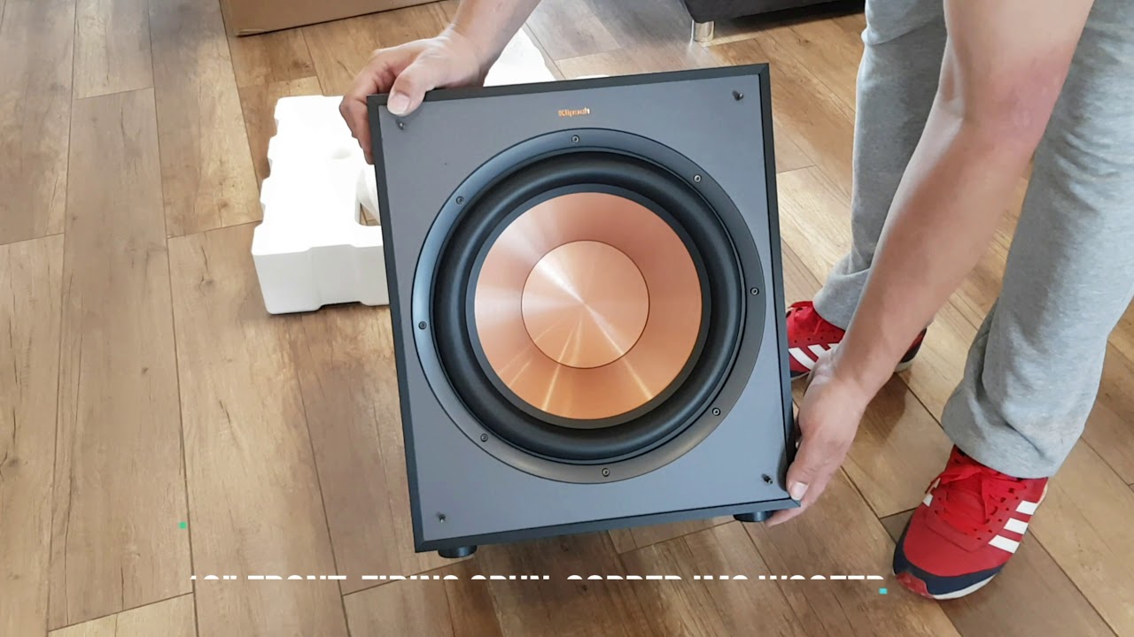 Klipsch R-120SW Subwoofer  Unboxing