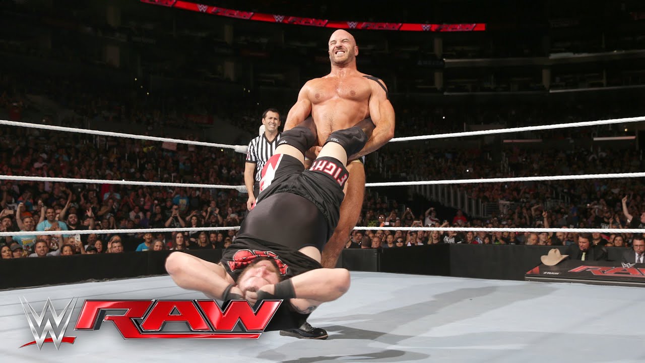 Cesaro vs. Kevin Owens &ndash; Nr. 1 Herausforderer Intercontinental Titel: Raw, 11. April 2016