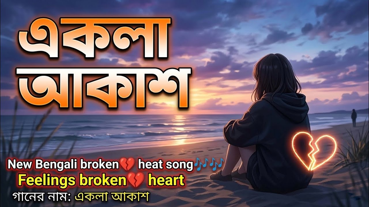 ​🎧 একলা আকাশ (Ekla Akash) - মন ছুঁয়ে যাওয়া বিরহের গান 💔​