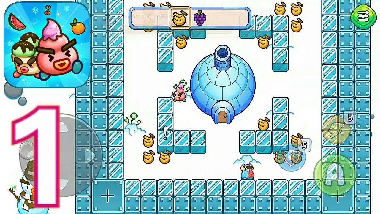 Fruit Y Ice Cream-(Gameplay 1)-Niveles Del 1 Al 10