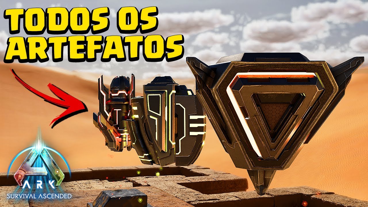 LOCALIZAÇÃO DE TODOS OS ARTEFATOS DO MAPA SCORCHED EARTH - ARK: SURVIVAL ASCENDED