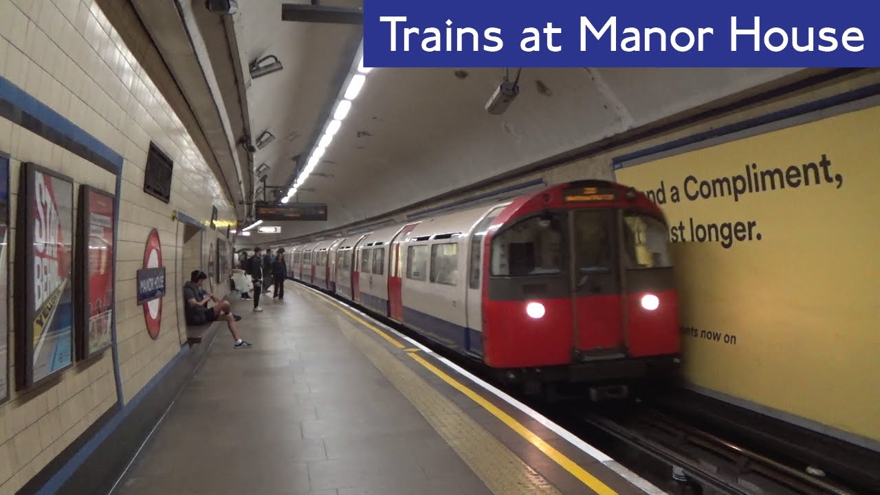 London Underground: Piccadilly Line Trains At Manor House