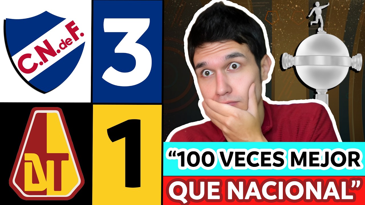 NACIONAL 3 TOLIMA 1⚡COPA LIBERTADORES 2026 (FECHA 2)🔥MENOS MAL eran 100 VECES MEJORES🔥