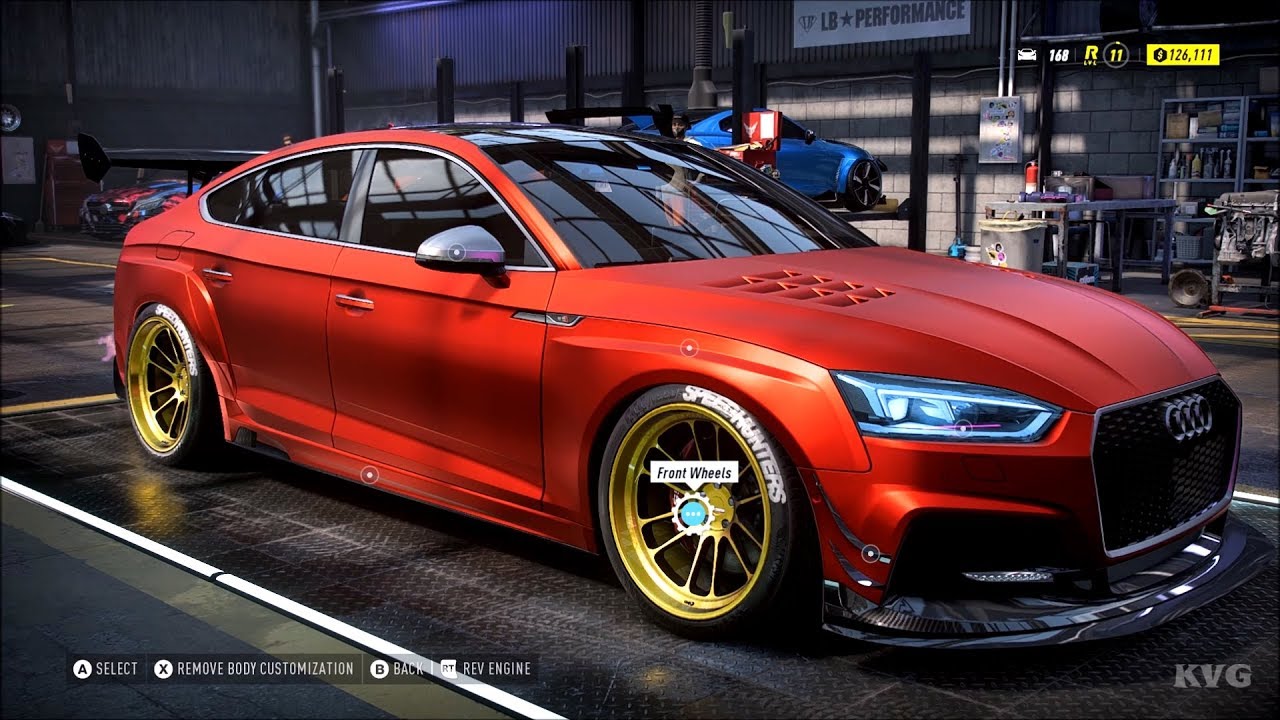 Need for Speed Heat - Audi S5 Sportback 2017 - Customize | Tuning Car (PC HD) [1080p60FPS]