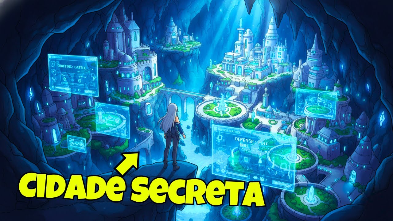 Exilado Numa Ilha Deserta, Príncipe Construiu um Reino Cyberpunk Subterrâneo! | Mangá / Resumo |