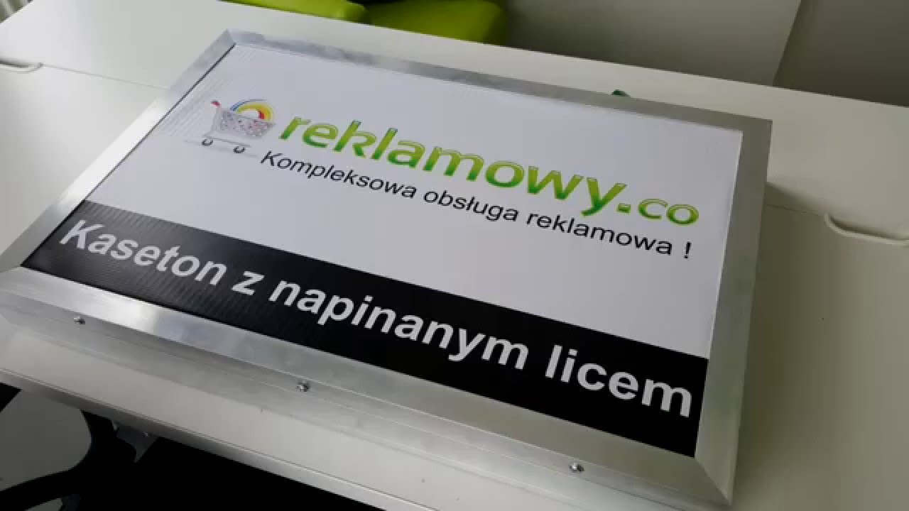 Kaseton z napinanym licem - Jak zamontować? - reklamowy.co
