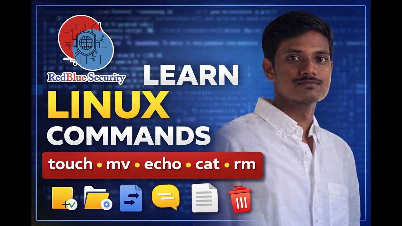 Linux Commands Tutorial | touch, mv, echo, cat, rm Explained for Beginners
