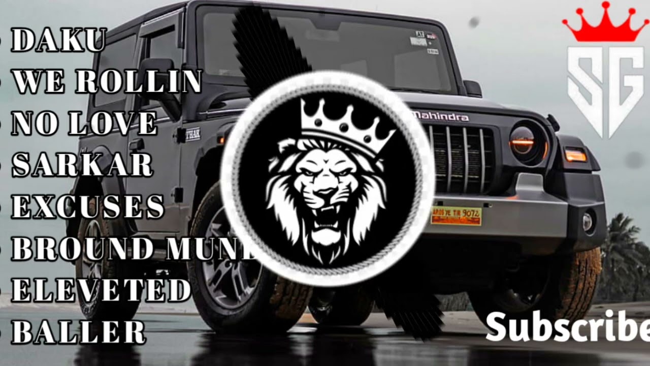 Gangster Song 👿 || 10 Gangster Song's _X_ Dj 🥰🔥 || New Gangster Song's || New Mahindra Thar ❤