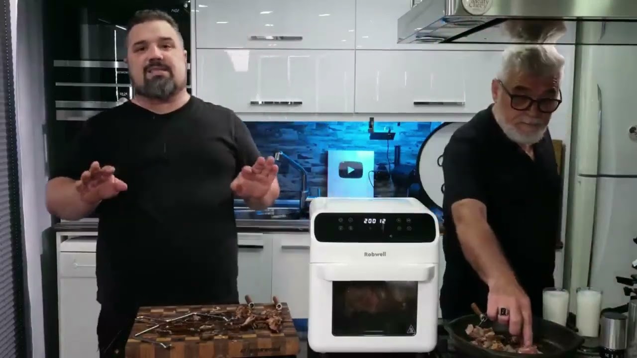 Robwell AS29 12LT Air Fryer 12 Ön Programlı Çok Amaçlı Yağsız Hava Fritözü !