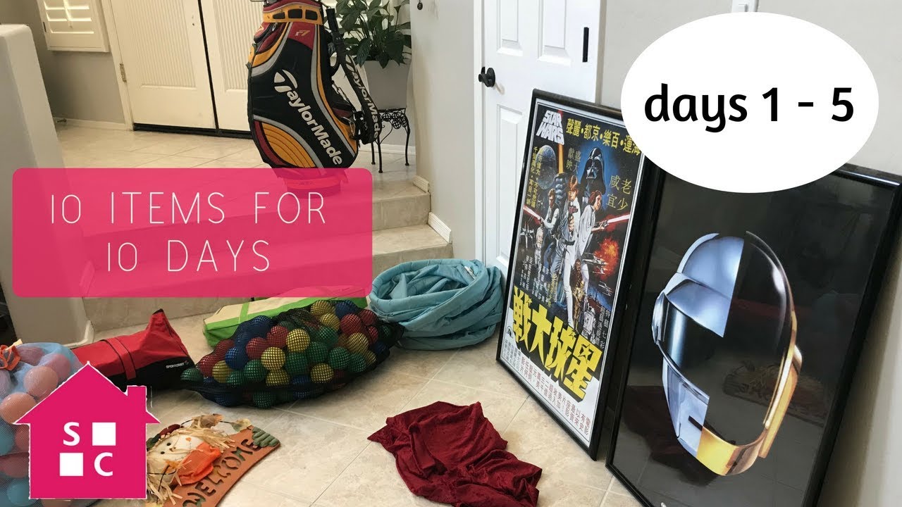 Declutter 10 Items for 10 Days {days 1 - 5}