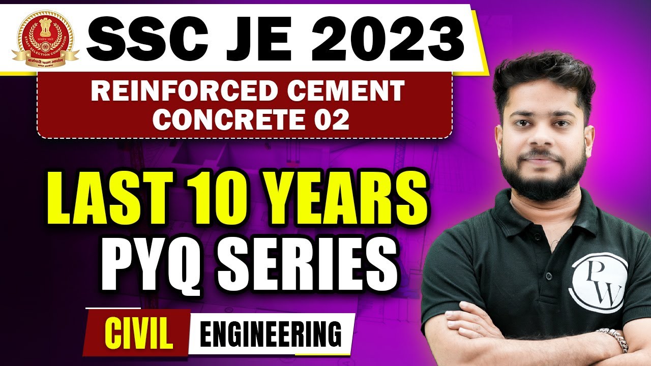 RCC - 02 | SSC JE Previous Year Question Paper | Civil Engineering | SSC JE 2023