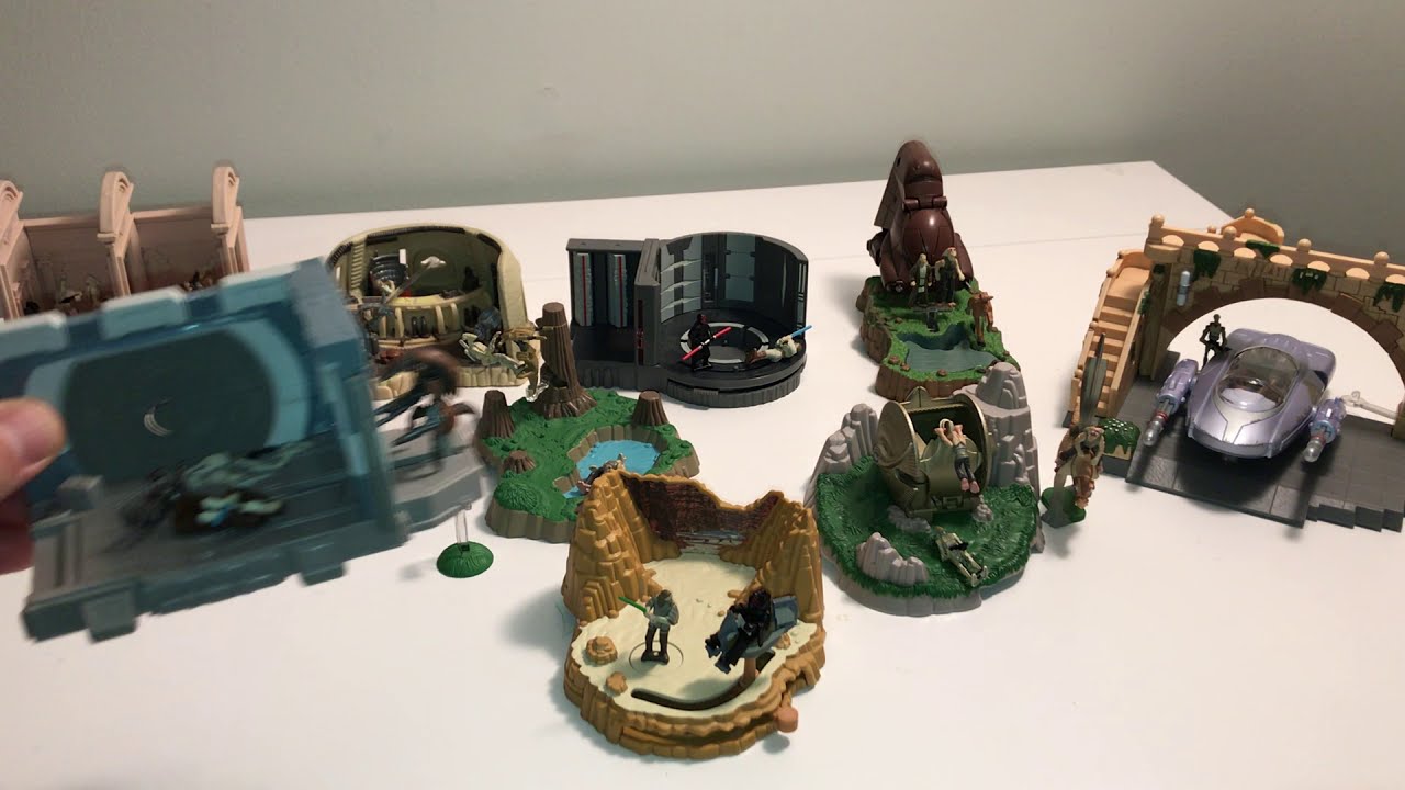 Star Wars Micro Machines Action Fleet Episode 1 Mini Scenes