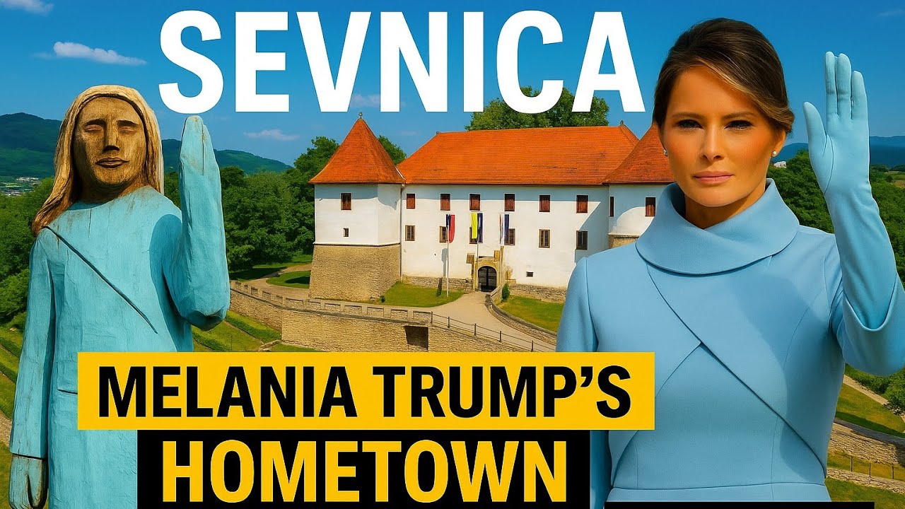 Walking in Sevnica 🇸🇮 Melania Trump’s Hometown | Castle Views & Melania Cake
