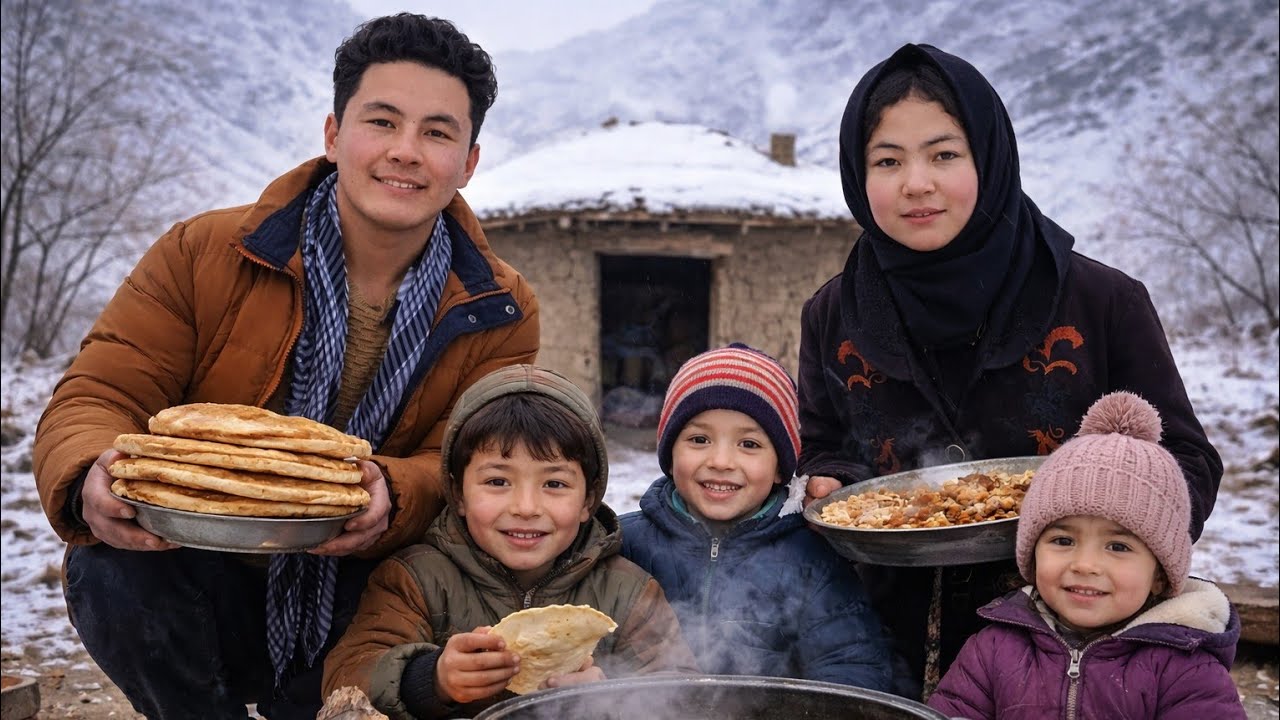 A Sample of Rural Life in Afghanistan: Cooking in Nature