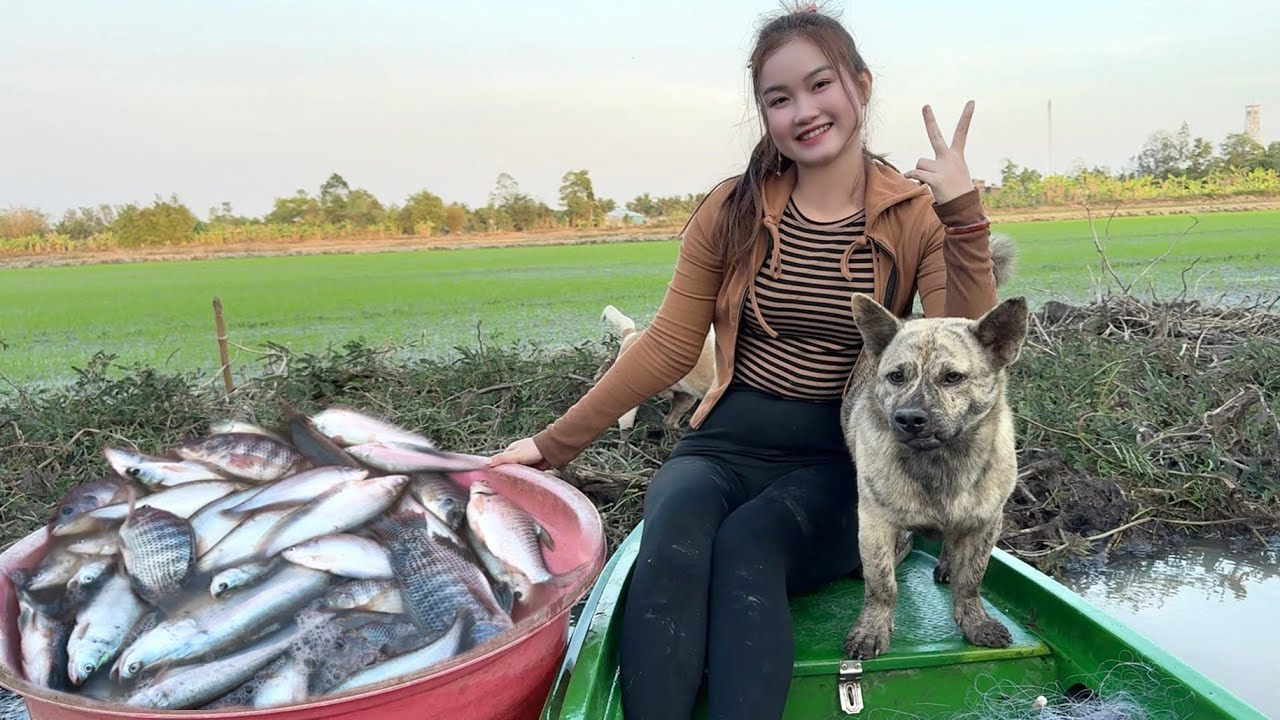 Giăng Lưới Săn Bầy Cá THÁC LÁC Một Trận Gỡ Không Nổi | Trúc Phương Vlog