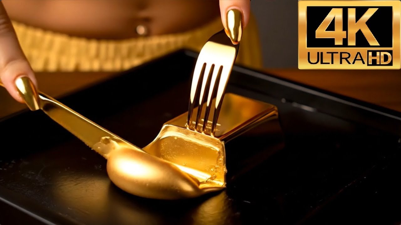 Gold ASMR So Satisfying It Feels Illegal | Cutting, Melting & Dusting Sounds