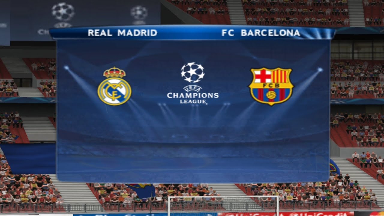PES 2014 - REAL MADRID vs BARCELONA | UEFA Champions League #UCL | PPSSPP Android Gameplay #513