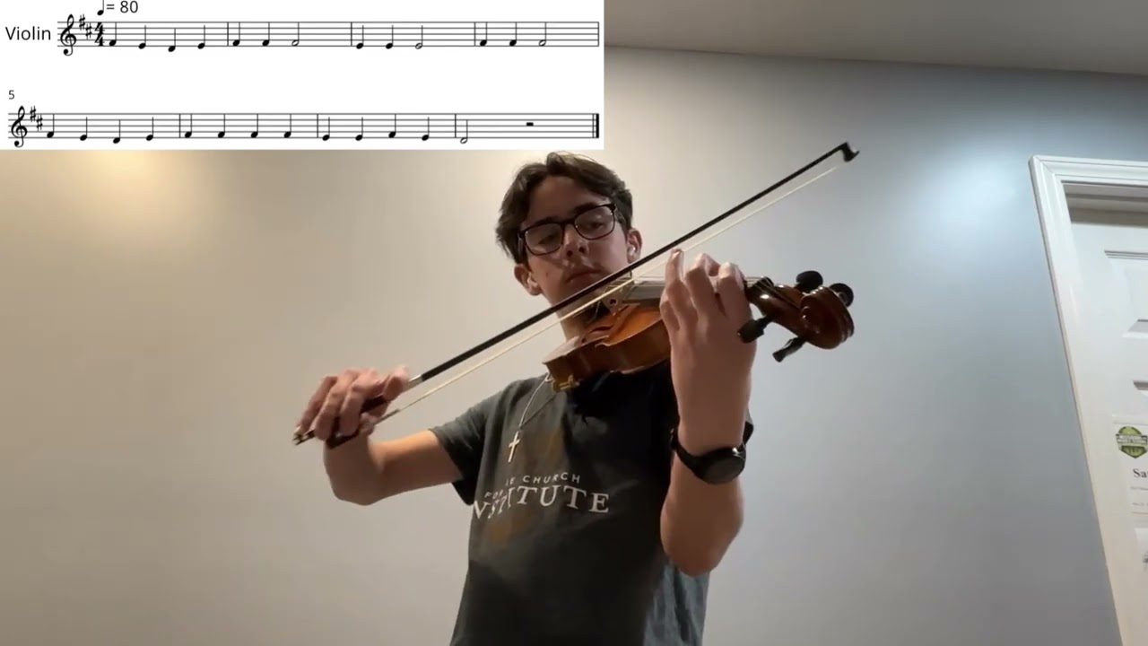 How to Play Mary Had a Little Lamb on the Violin EASY