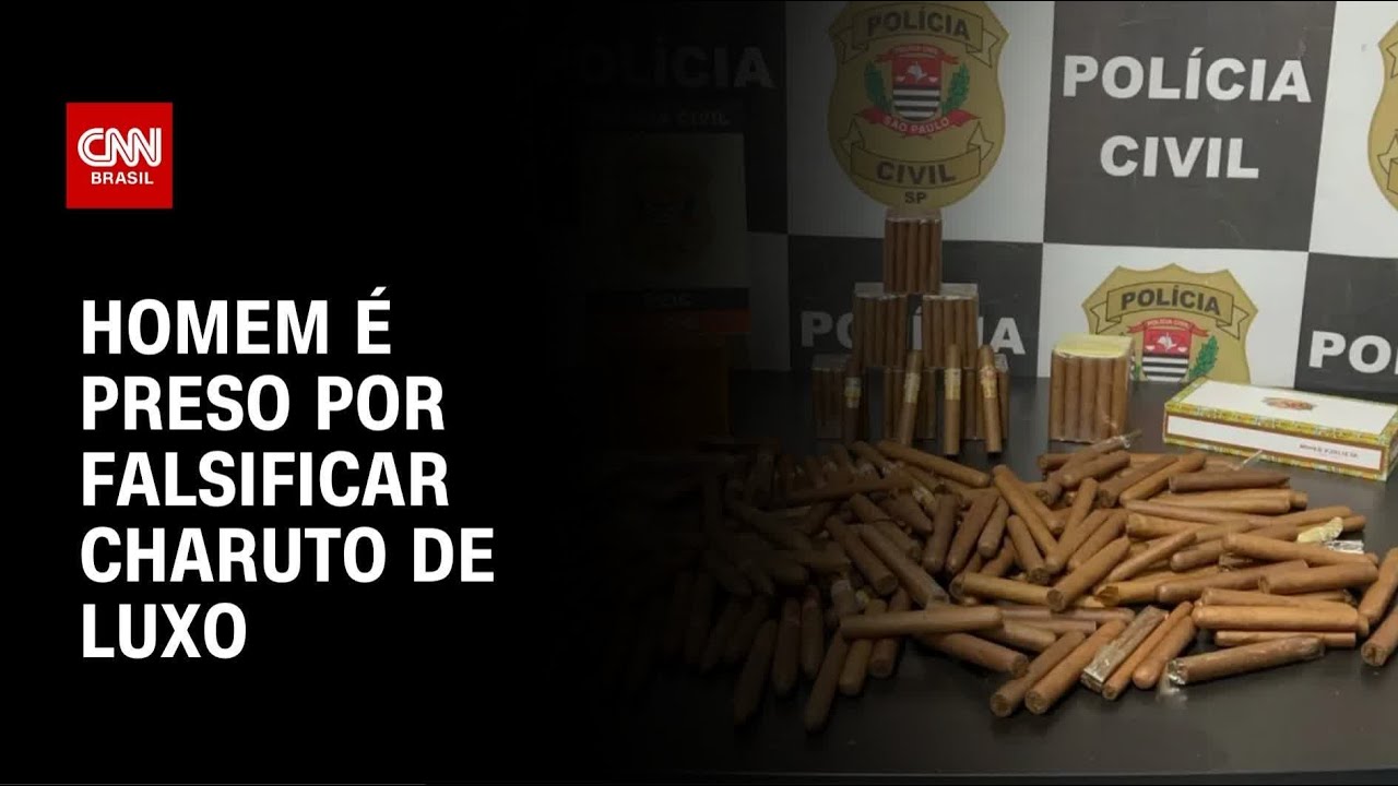 Homem falsificava charuto cubano de luxo e vendia unidade por R$ 2 mil | CNN NOVO DIA