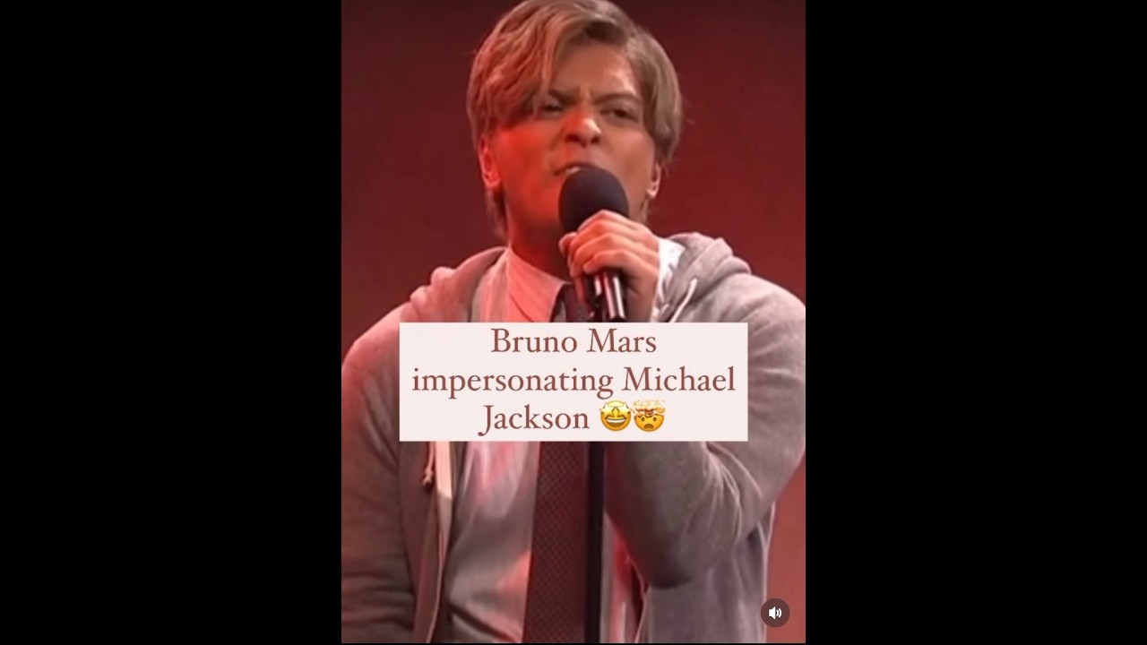 Bruno Mars impersonating Michael Jackson 😂🔥