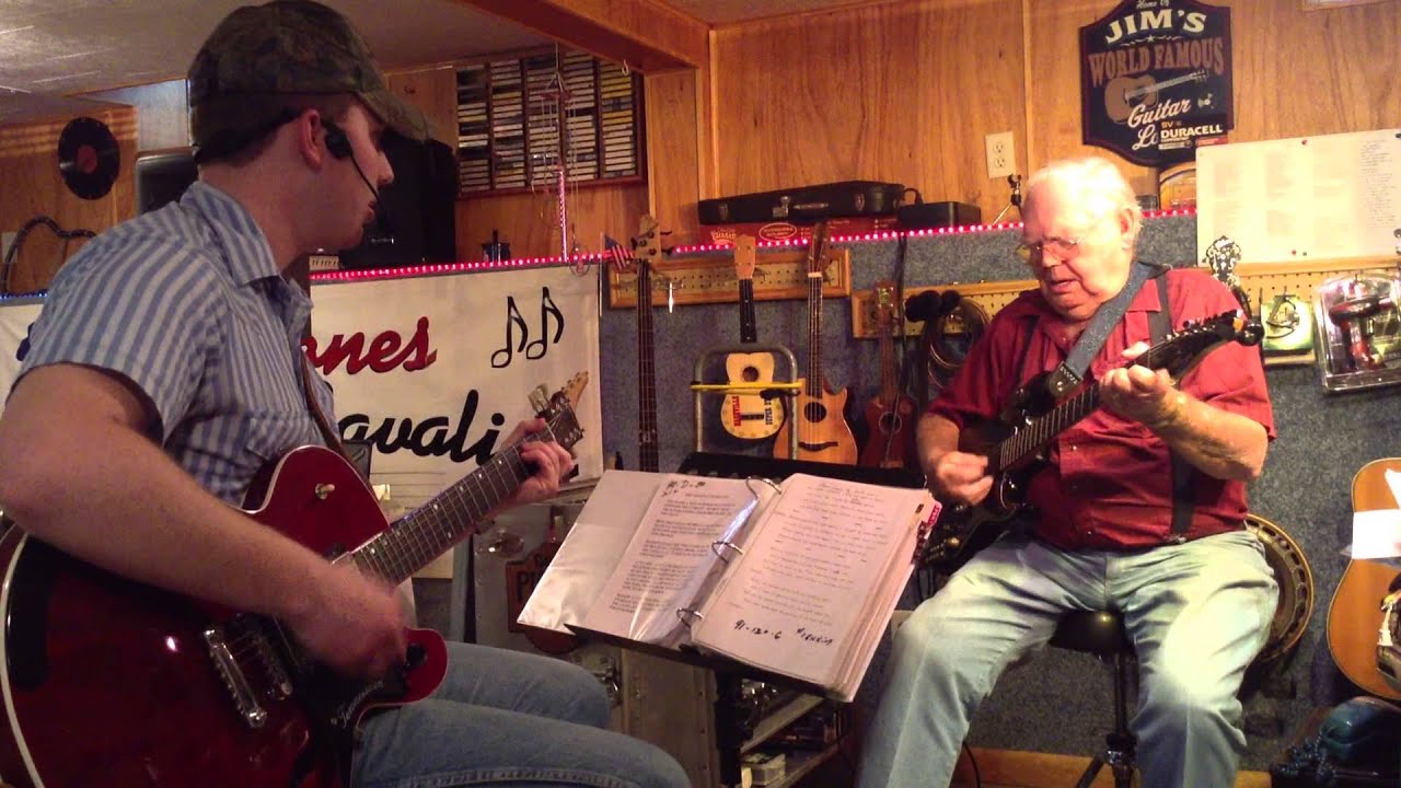 "The King and the Beggar" Bobby Johnston and Jim Jones with his "one man band"