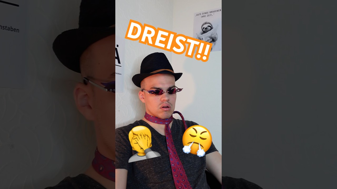 FRECHE MAUS 🐭😠 #7sekundenshow #comedy #acting #drake #cro
