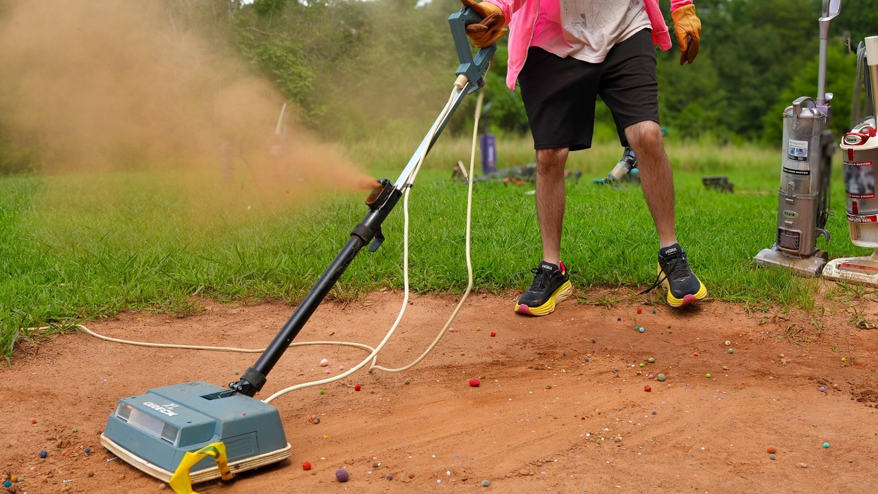 Oreck XL Blue Vacuum Cleaner Destruction