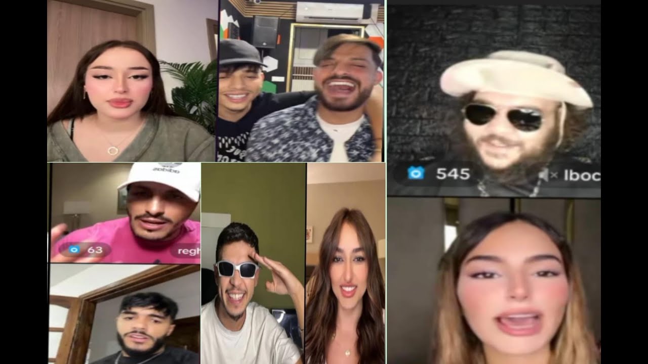 لايف جيهاد الجزائري كيست مع ندى و رغيس و إسلام الجزائري  و مشاهير تيك توك