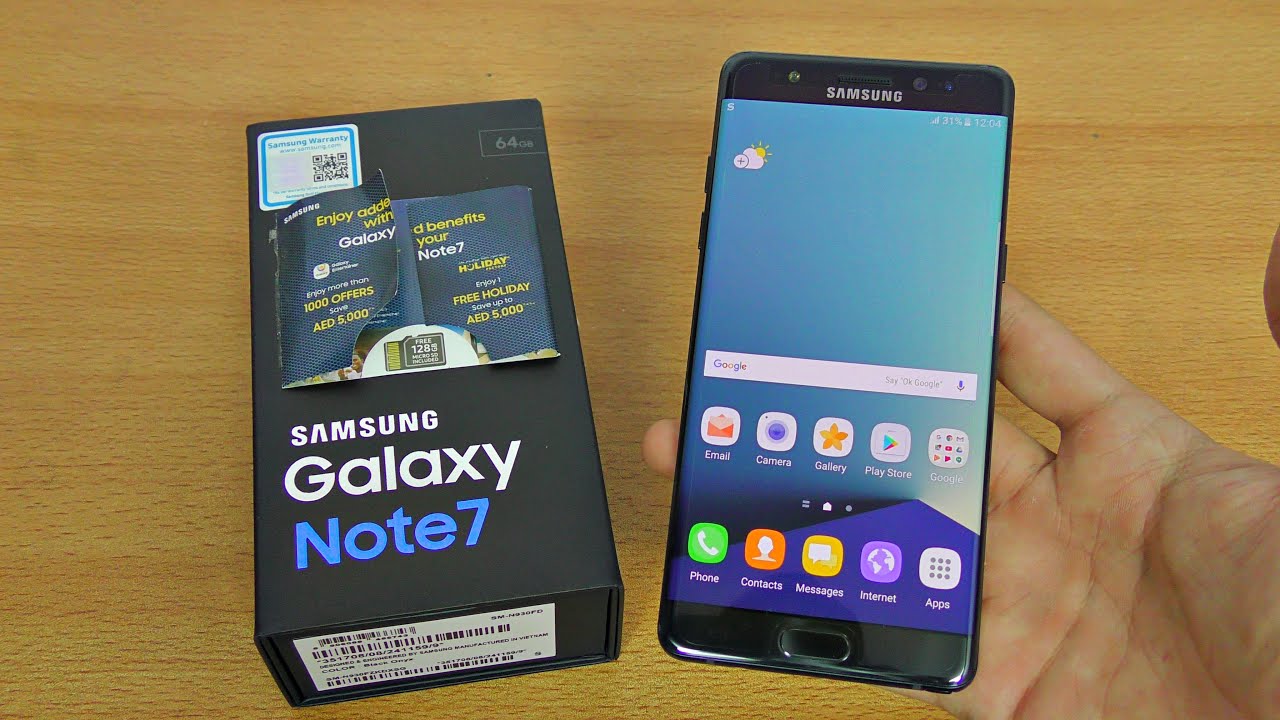 Samsung Galaxy Note 7 Unboxing, Setup & First Look! (4K)