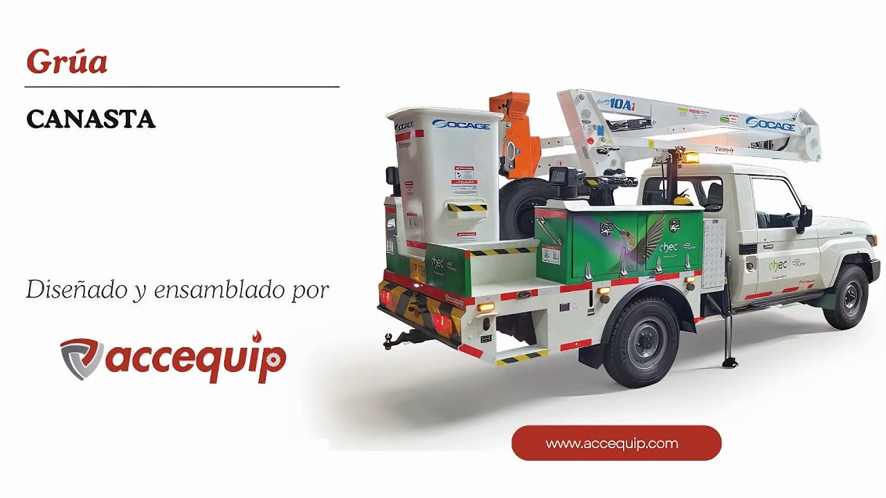 GRÚA CANASTA PARA TRABAJO EN ALTURAS