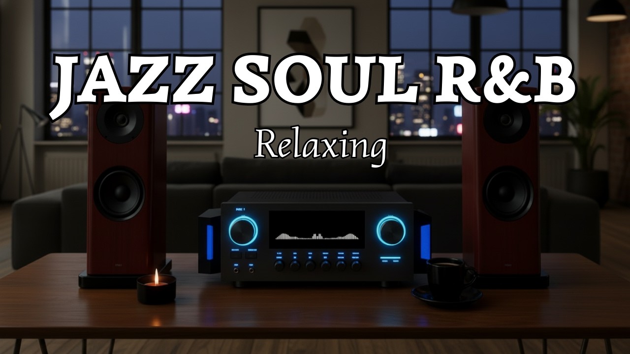 Slow Groove Jazz R&B 🎶 Chill Soul Beats for Relaxing