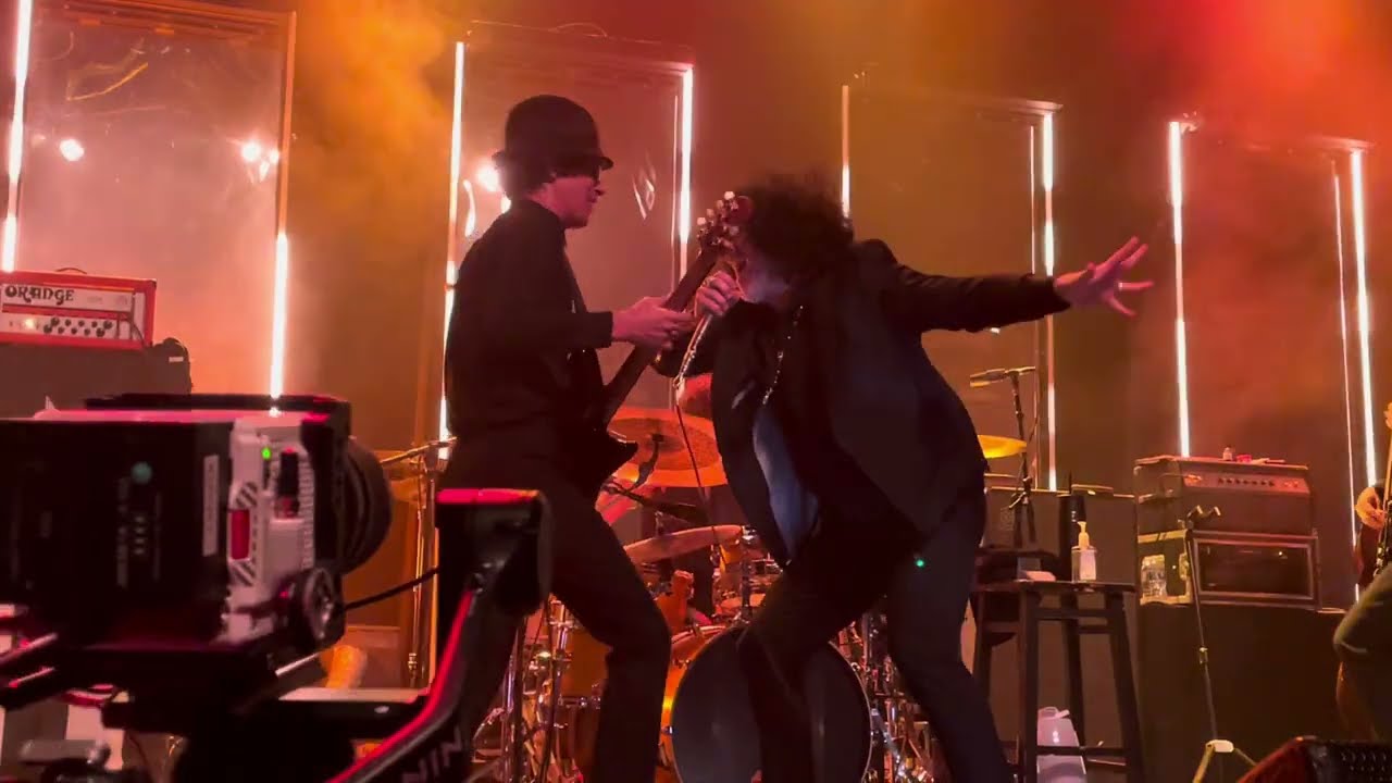 The Mars Volta performing 