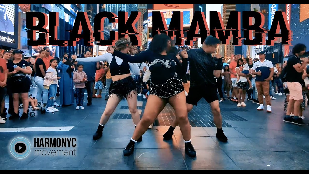 [KPOP IN PUBLIC TIMES SQUARE] aespa (에스파) - Black Mamba Dance Cover