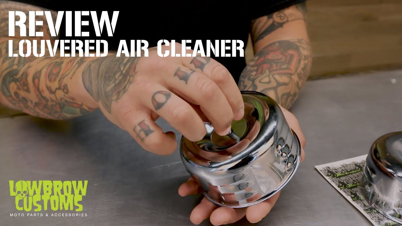 Lowbrow Customs Louvered Air Cleaner for Cv & S&S Super E & G Carburetors - Review