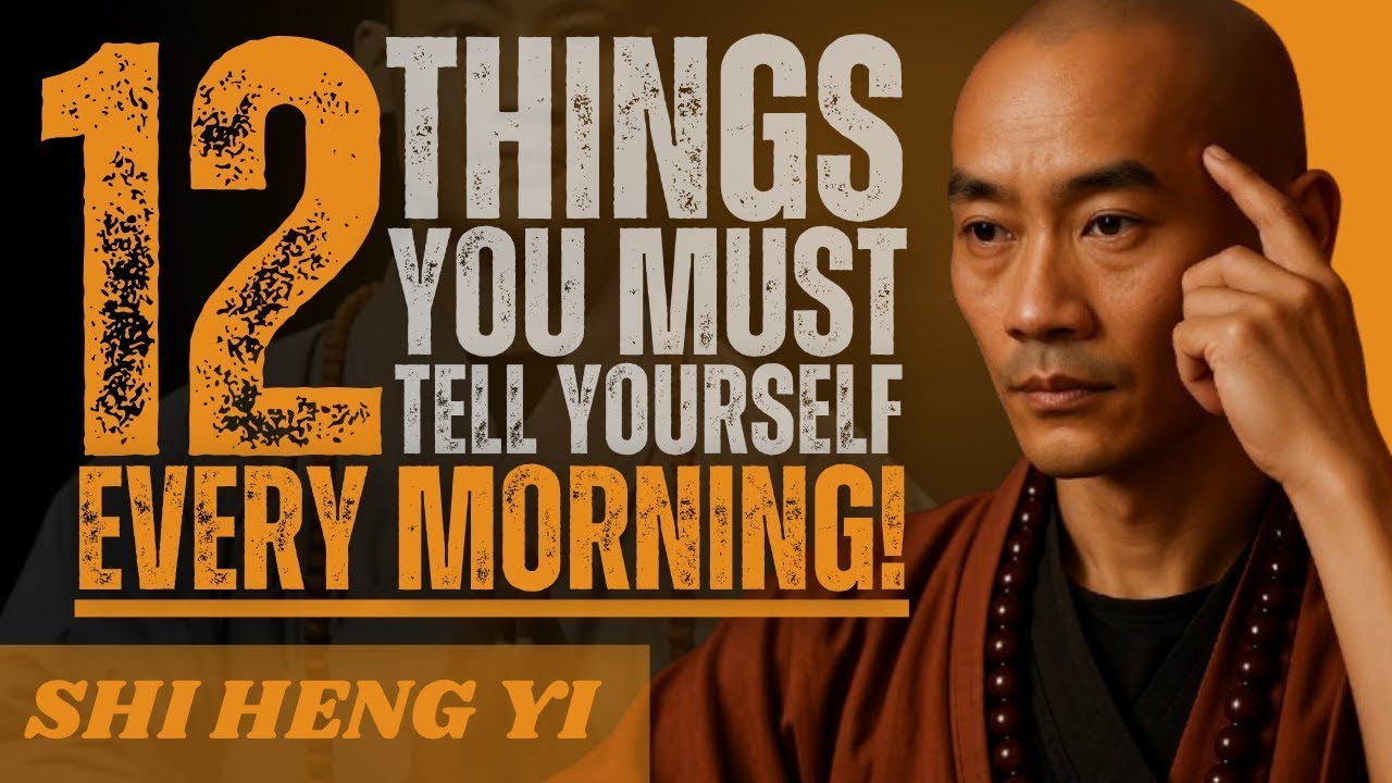 12 Powerful Things to Tell Yourself Every Morning | SHI HENG YI Motivation
