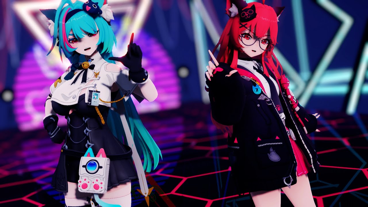 【Neverness to Everness/异环 MMD】Mint x Nanally『LADY CRAZY』#HIMEHINA #NTE #异环