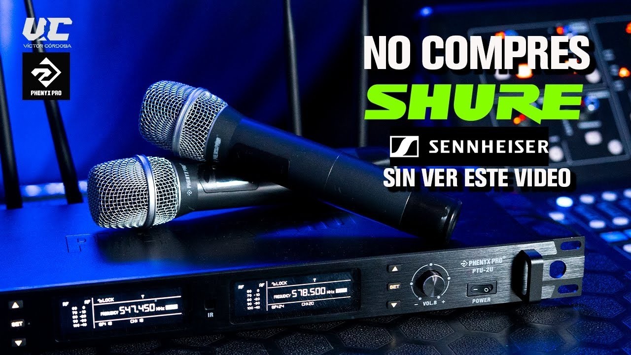 El Mejor MICRÓFONO inalámbrico Profesional Económico! (2025) PHENYX PRO PTU 2U: ¡