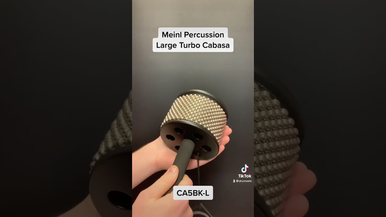 Meinl Percussion Large Turbo Cabasa CA5BK-L #percussion #sample @Meinl123